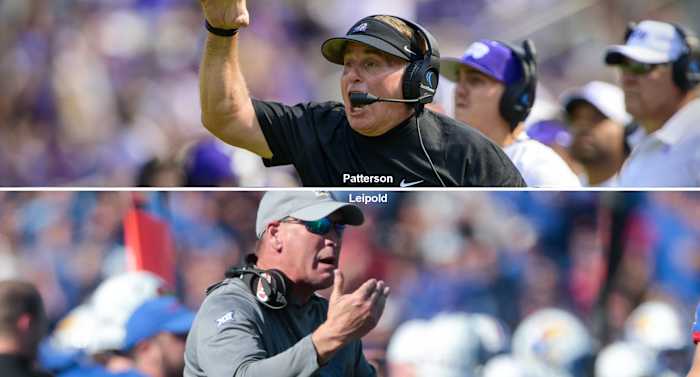 Gary Patterson and Lance Leipold NCAAF coaches